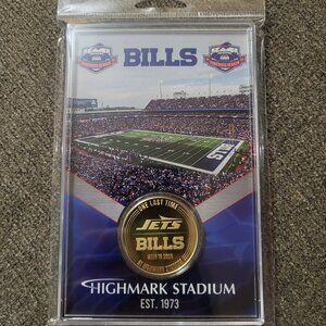 Buffalo Bills Final Game Coin - Highmark Stadium